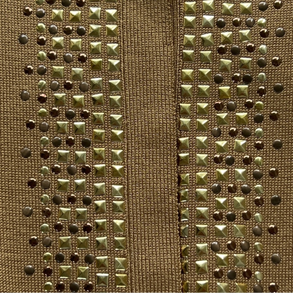 Cach’e Women’s Gold Viscose Stretch Sweater size Small - Picture 10 of 12